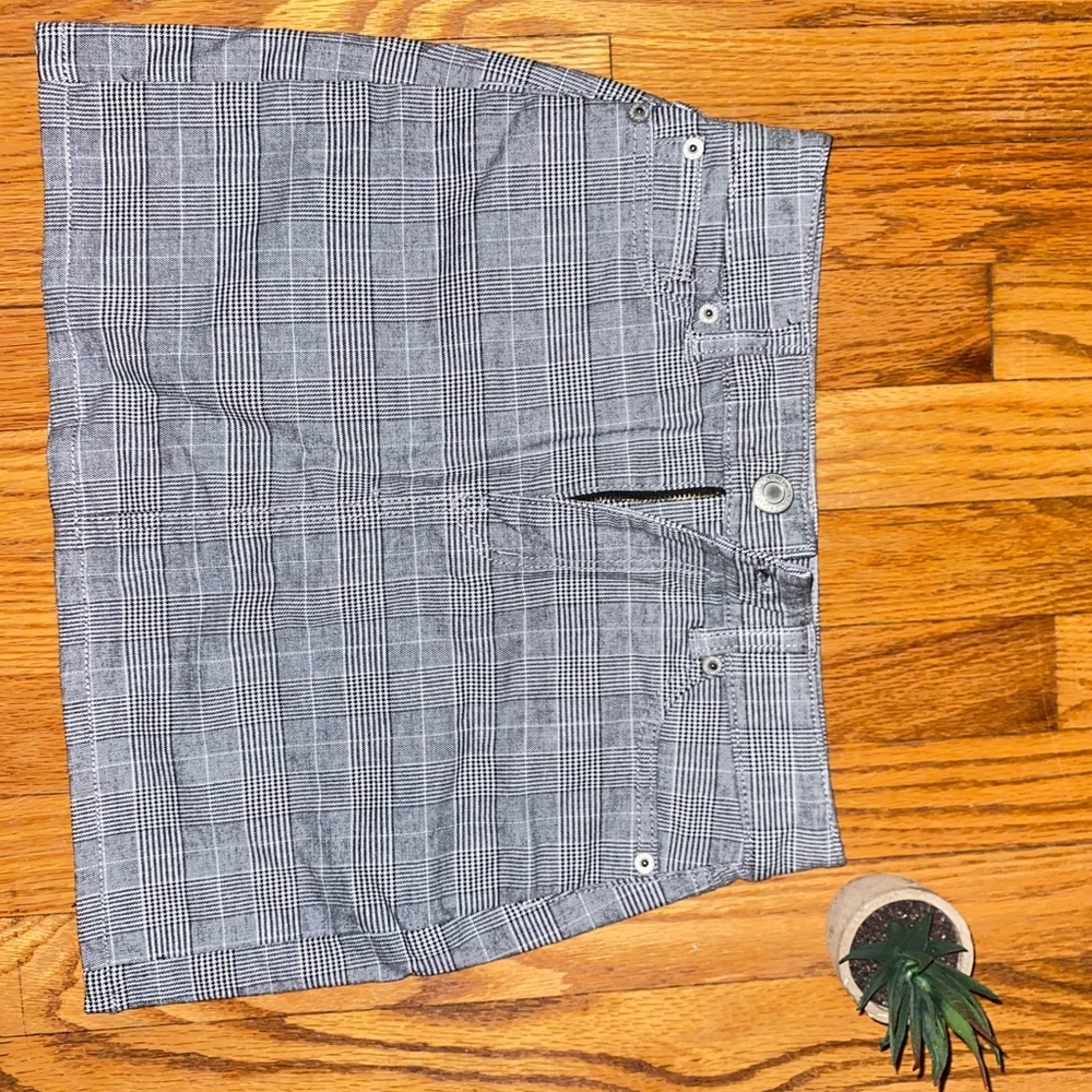 plaid pencil skirt